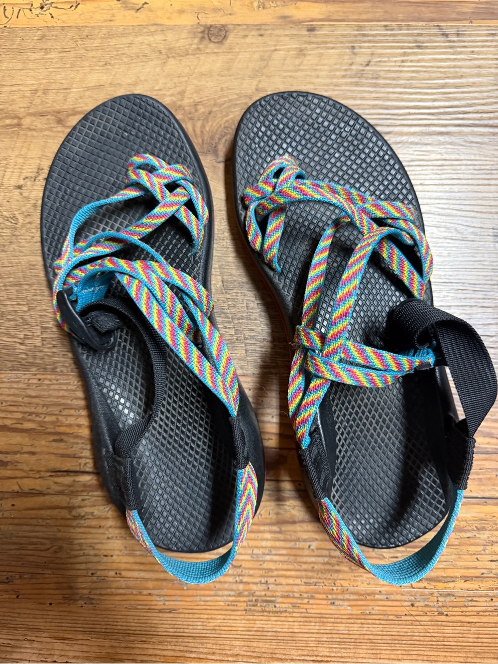 Limited edition Chaco Rainbow Stripe